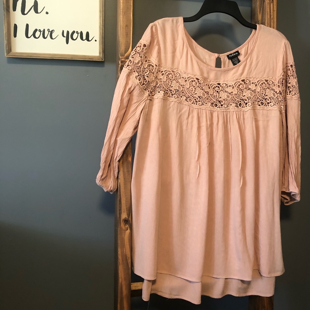 Torrid 3/4” Sleeve Top